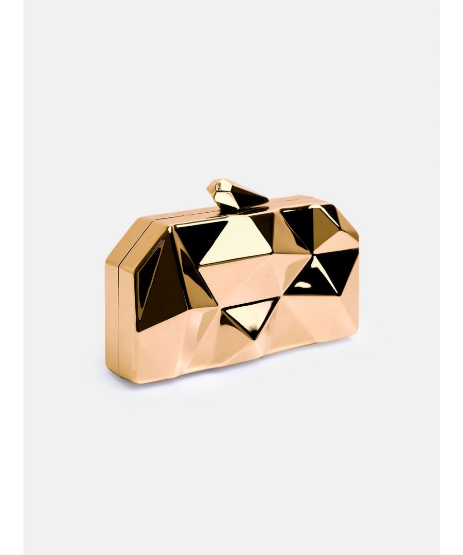 'Melanie' Geometric Pattern Clutch Bag