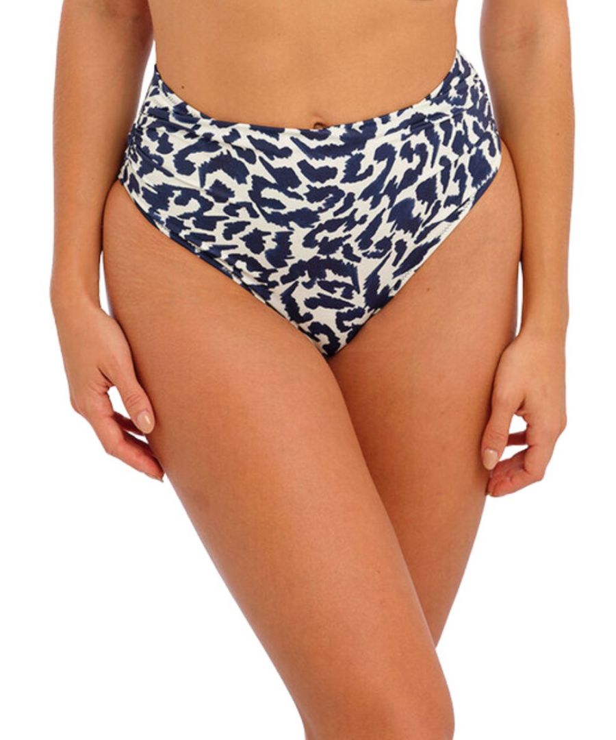 Fantasie Womens Hope Bay Full Bikini Brief - Blue - Size Medium