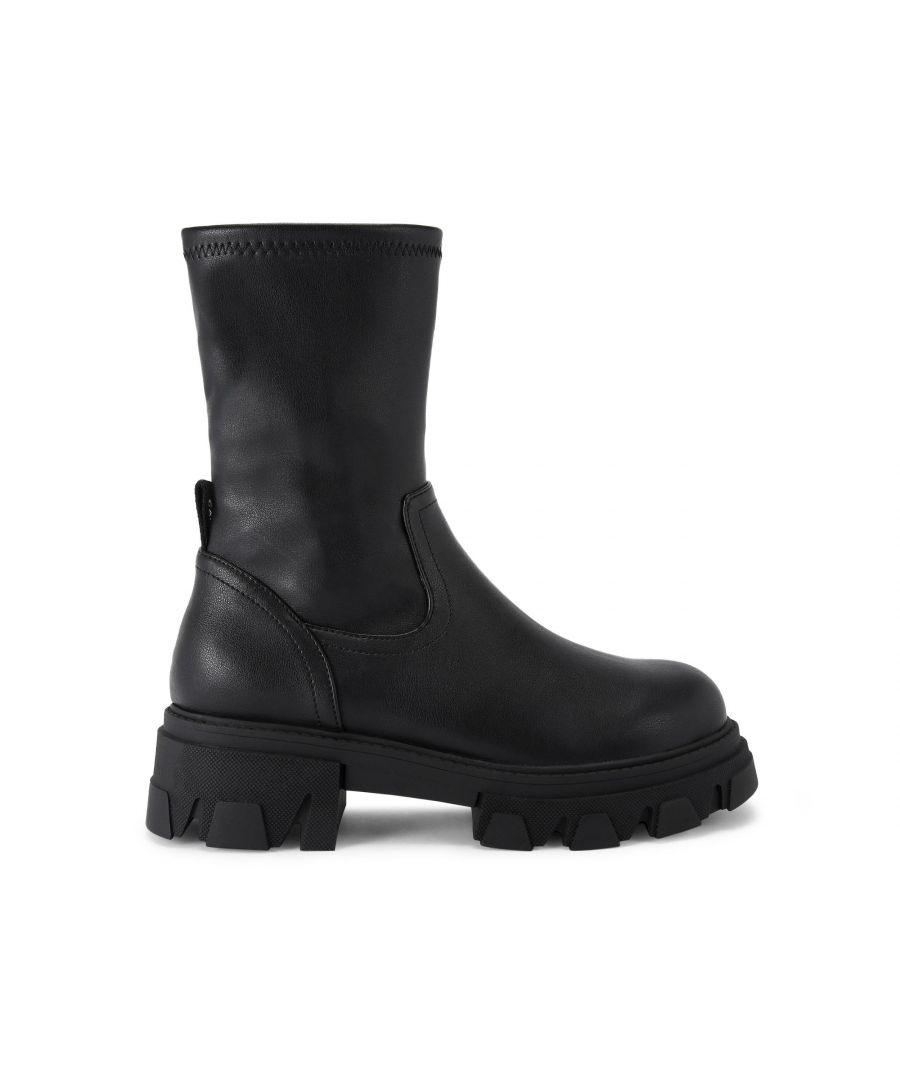 Carvela Womens Explorer Sock Boots - Black - Size UK 6