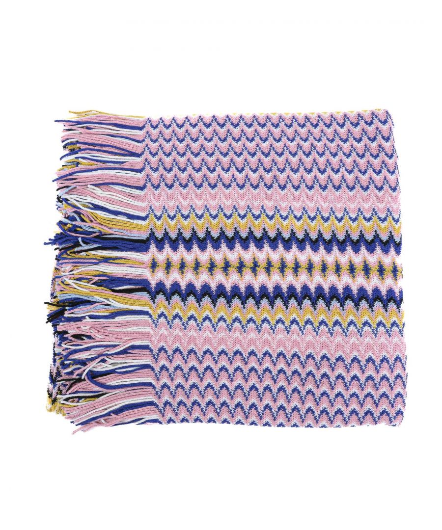 By: Missoni - Detail: 2P2YWMD67450003 - Colour: Multicolor - Composition: 50%WO+50%PC - Measures: 65x120 cm - Made: ITALY