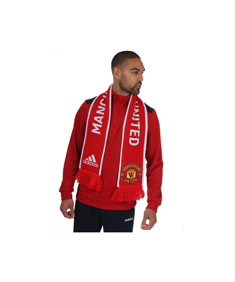 Image for Accessories adidas Manchester United Scarf in red white