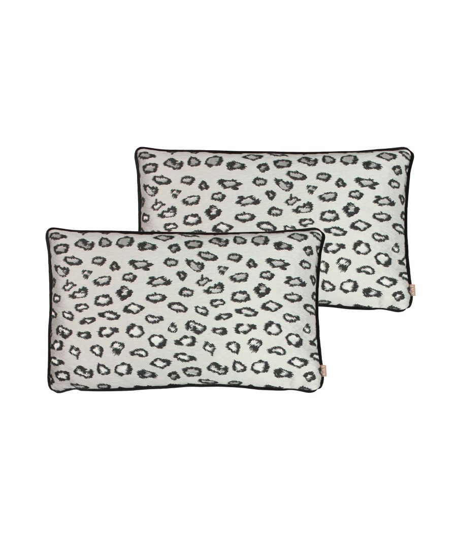 The Faline cushions are sure to catch attention. The luxurious leopard print velvet cushions will instantly make a statement to your modern or contemporary home styling.