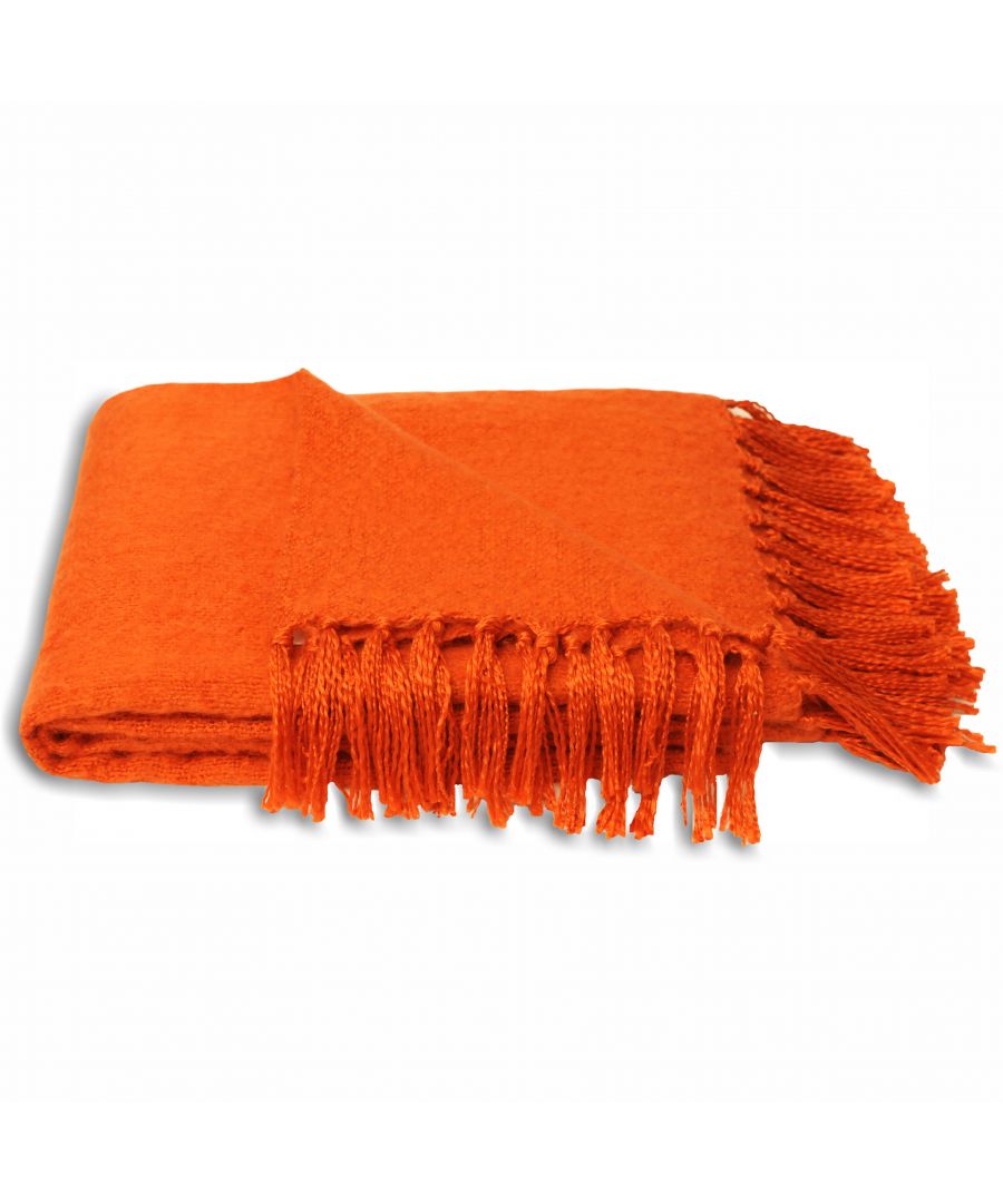 Update your decor and bring a pop of colour to your home with Chiltern woven throw. Featuring a contemporary colourway, this throw has been manufactured specifically out of the finest fabric to be as soft as possible. This contemporary fringed design will add a touch of good look to your living space and are ideal to snuggle up under on a cold night or to use during summer as a decorative accessory. This throw is made of 100% acrylic and therefore possesses all of it's advantages including being immune to fading and shrinkages. This gentle throw is hand wash only and is not appropriate to iron.