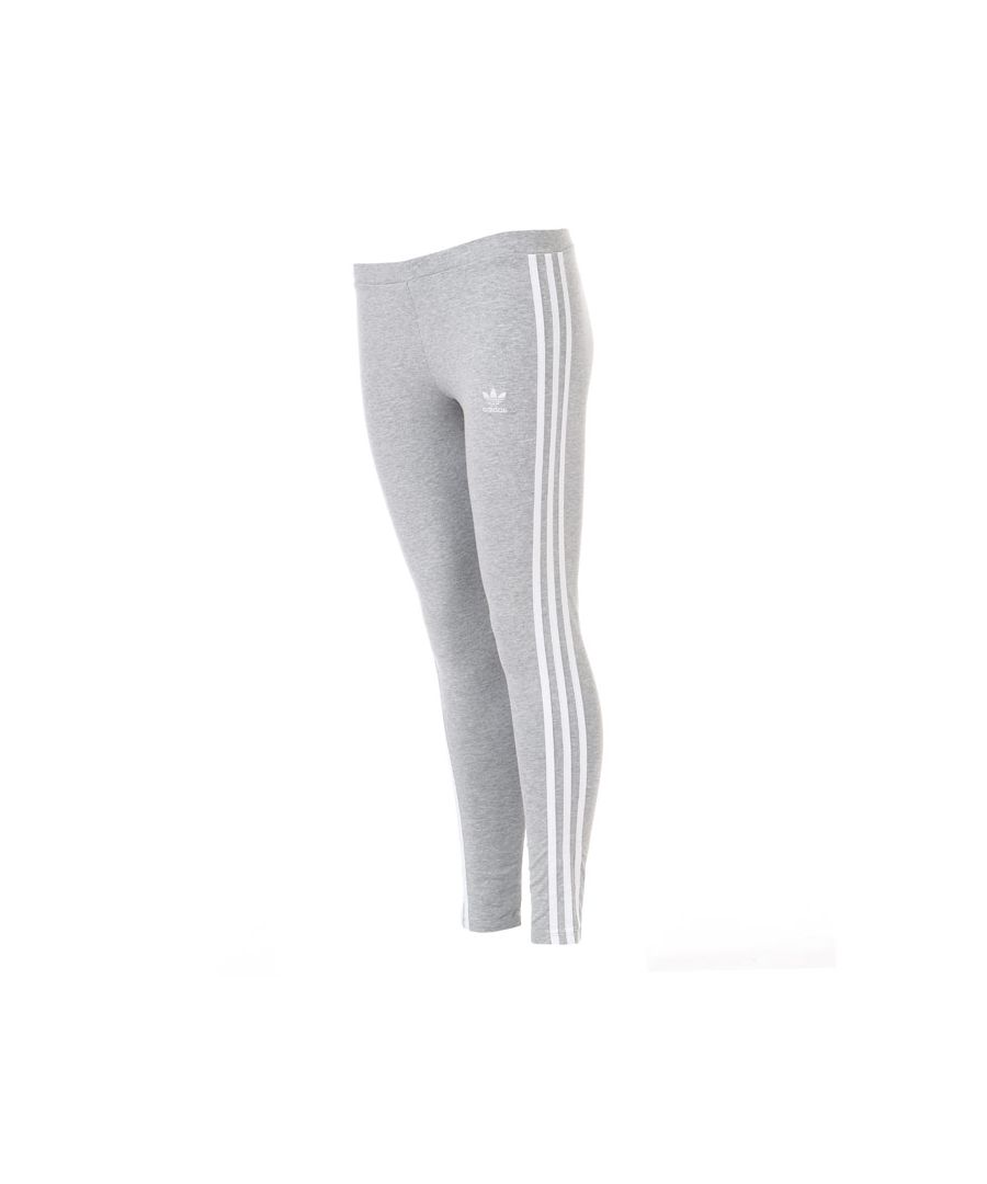 Image for Women's adidas Originals 3-Stripes Leggings in Grey Marl