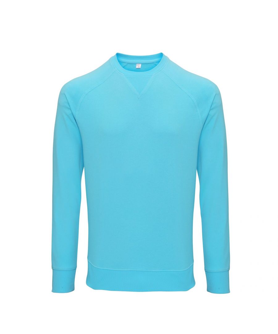 Crew nek sweatshirt. Geribbeld breisel op de hals, de manchetten en de zoom. V op de voorkant van het kledingstuk. Ongeborstelde badstof. Vintage wassing. Illusion patches op de ellebogen. Materiaal: 80% katoen, 20% polyester.