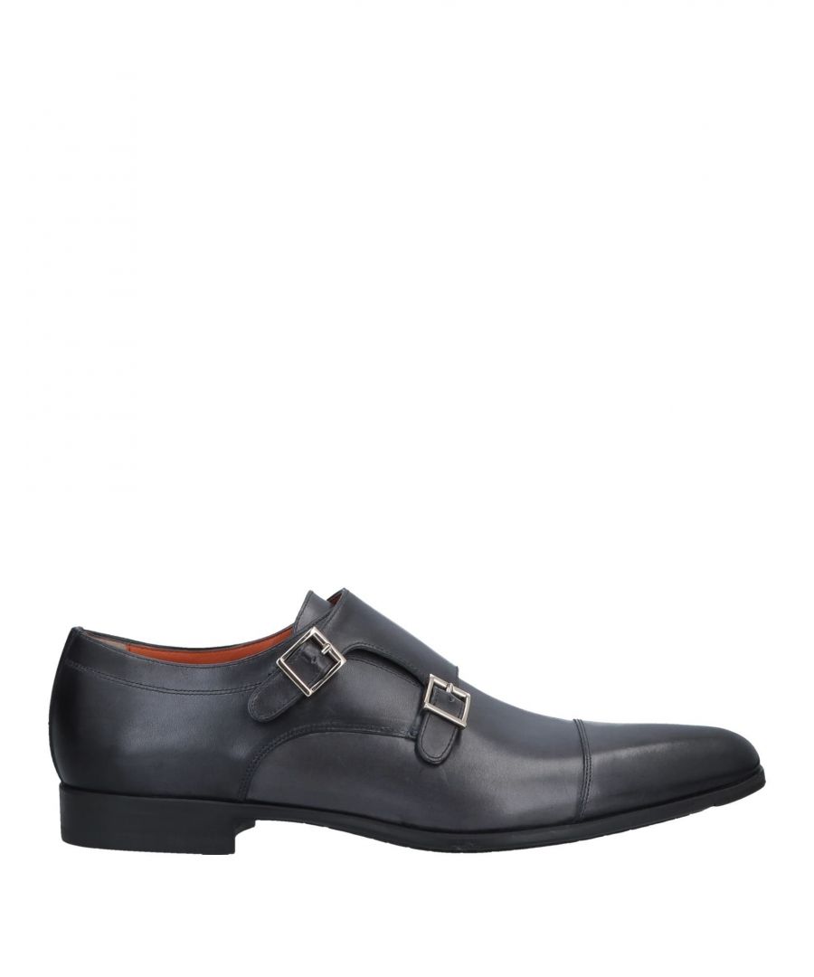 leather, no appliqués, solid colour, narrow toeline, flat, leather lining, rubber cleated sole, contains non-textile parts of animal origin, monkstrap, large sized
