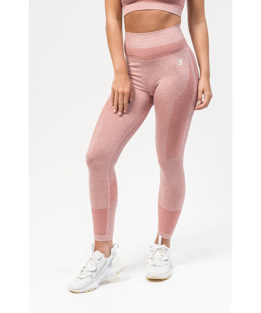 WOMEN'S HIGH-WAISTED SEAMLESS SCRUNCH LEGGINGS\n\nWhether you're hitting the gym or the track, the Excel Seamless Scrunch Leggings hug your body in a sculpting high-waisted supportive fit, keeping you confidently covered and supported through every move, pose and stretch. Ruched 'scrunch' fit contours your hard work while the lightweight, stretchy seamless construction provides a non-chaffing fit and sweat-wicking ventilation keeping you cool, dry and comfortable as you begin to turn the heat up.