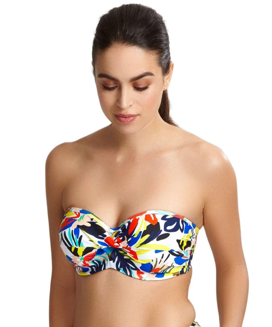 Panache Lingerie Womens SW1403 Anya Riva Bandeau Bikini Top - Multicolour Elastane - Size 36E