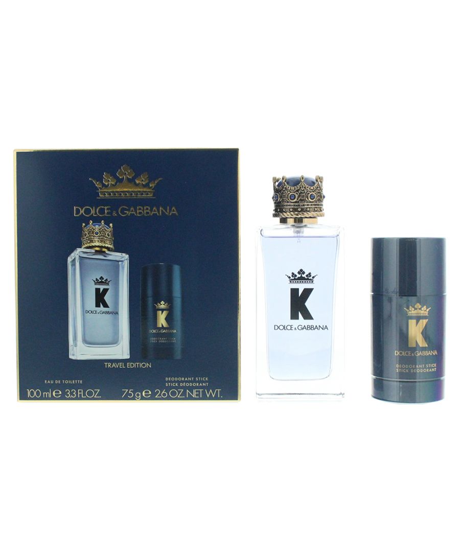 Image for Dolce & Gabbana K Eau de Toilette 100ml & Deodorant Stick 75g Gift Set