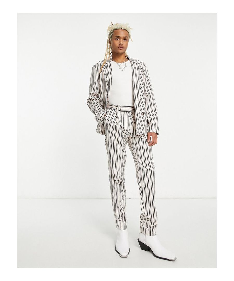 Suit jacket by ASOS DESIGN Basket-worthy find Notch lapels Two-button fastening Side pockets Oversized fit  Sold By: Asos
