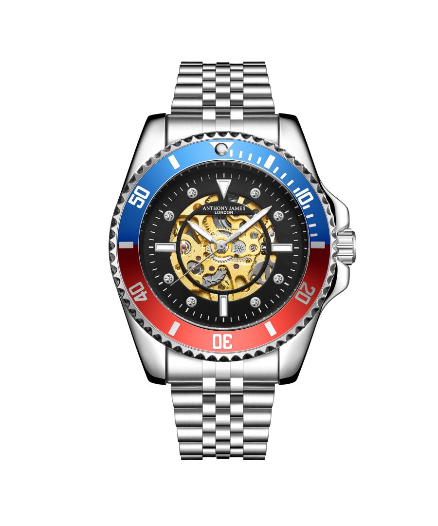 Image for Hand Assembled Anthony James Limited Edition Skeleton Sports Automatic Steel