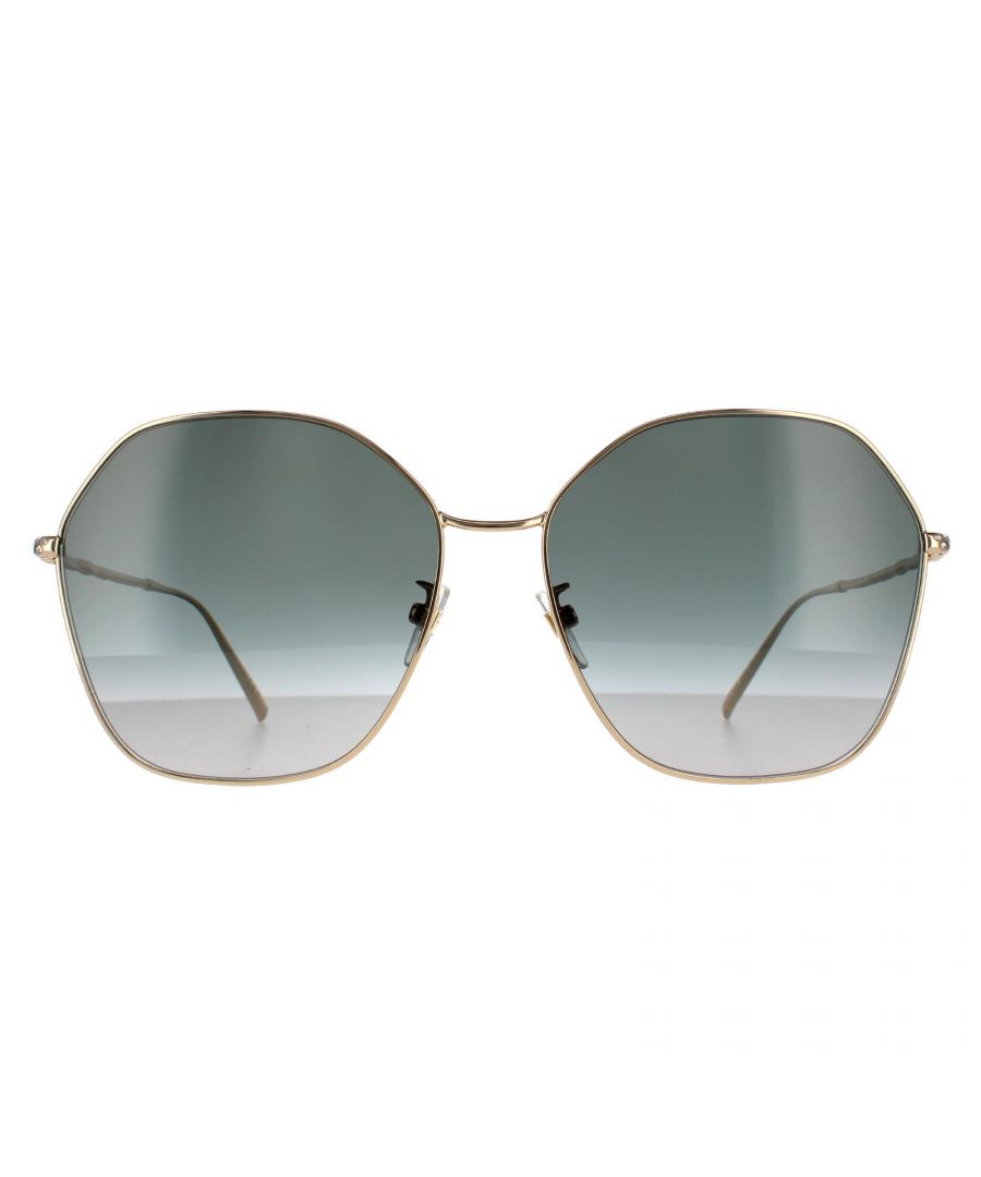 Givenchy Butterfly Womens Gold Dark Grey Gradient  GV7171/G/S are a luxurious oversized square frame crafted from lightweight acetate. The adjustible nose pads and plastic temple tips provide all day comfort.