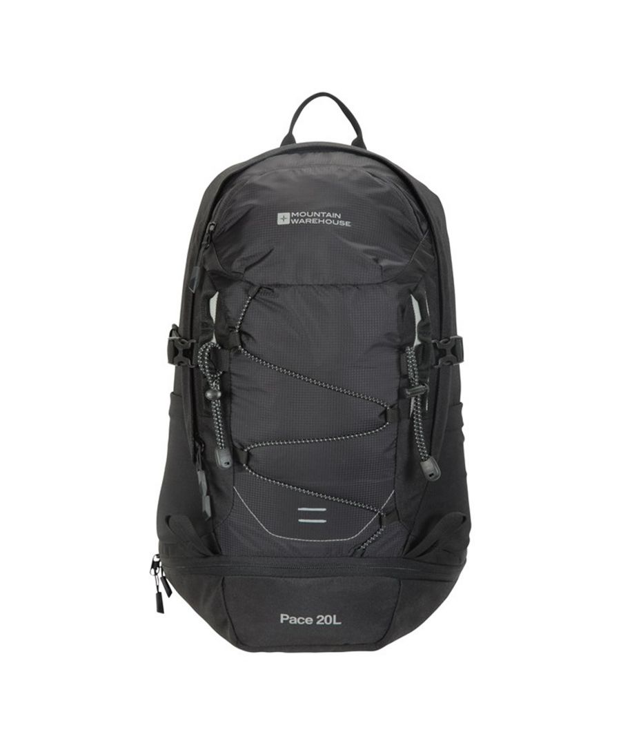 Mountain Warehouse Pace 20L rugzak (Zwart)