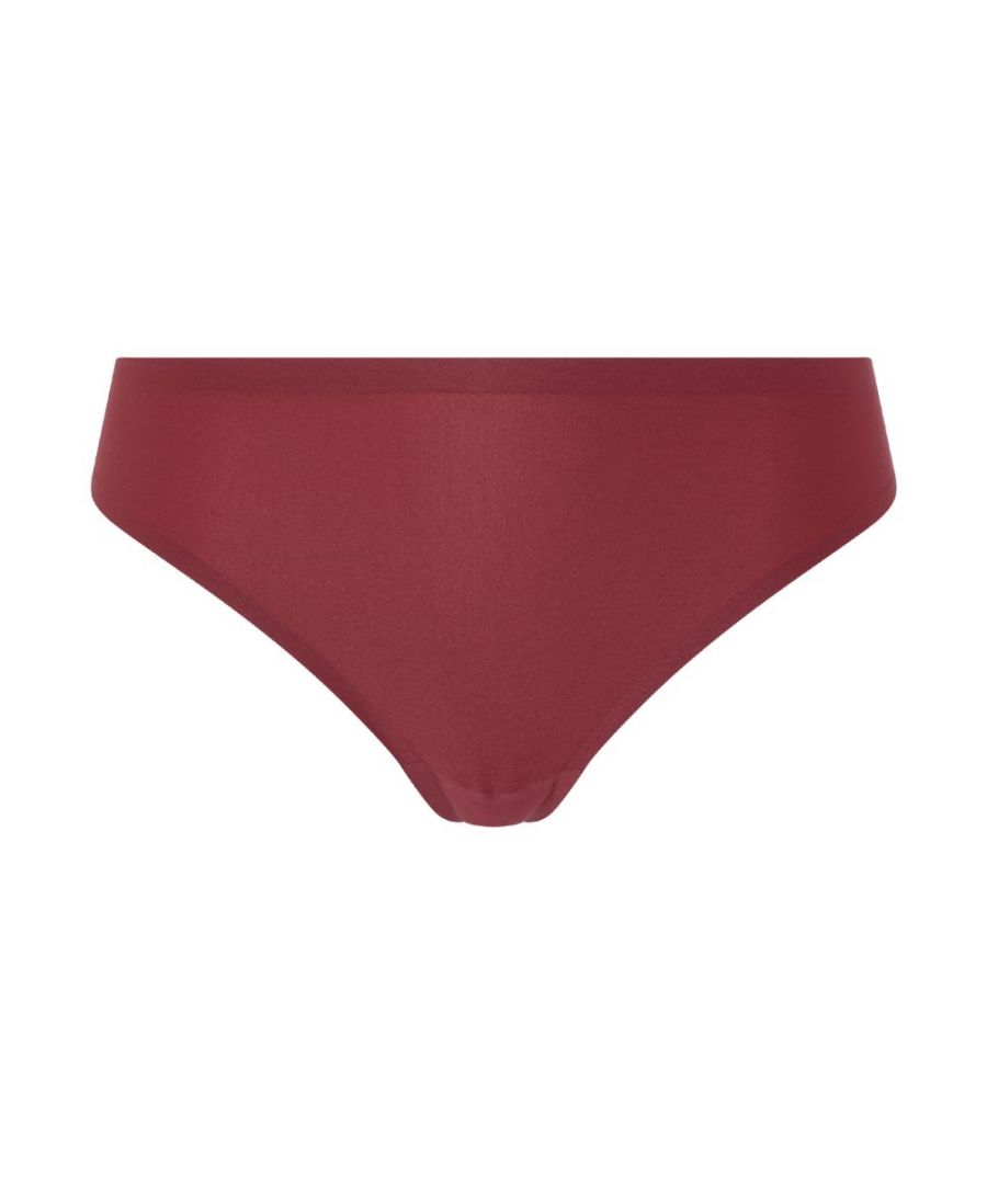 Chantelle SoftStretch String Thong. One size. With a second-skin effect, lined gusset and seam-free leg/waist. Product is made of Nylon, Elastane, Cotton and is recommended hand-wash only.