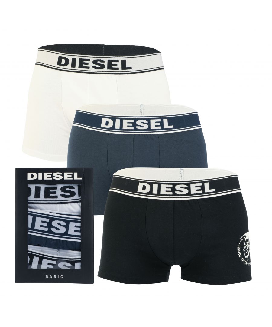 Diesel Umbx-Shawn boxershorts voor heren, set van 3, diverse kleuren
