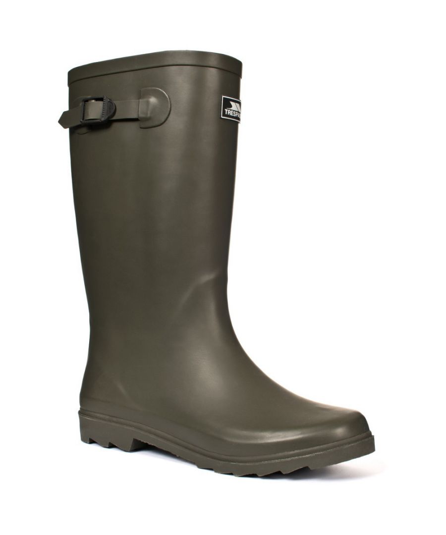 Image for Trespass Mens Recon X Waterproof Full Rubber Welly Wellington Boots