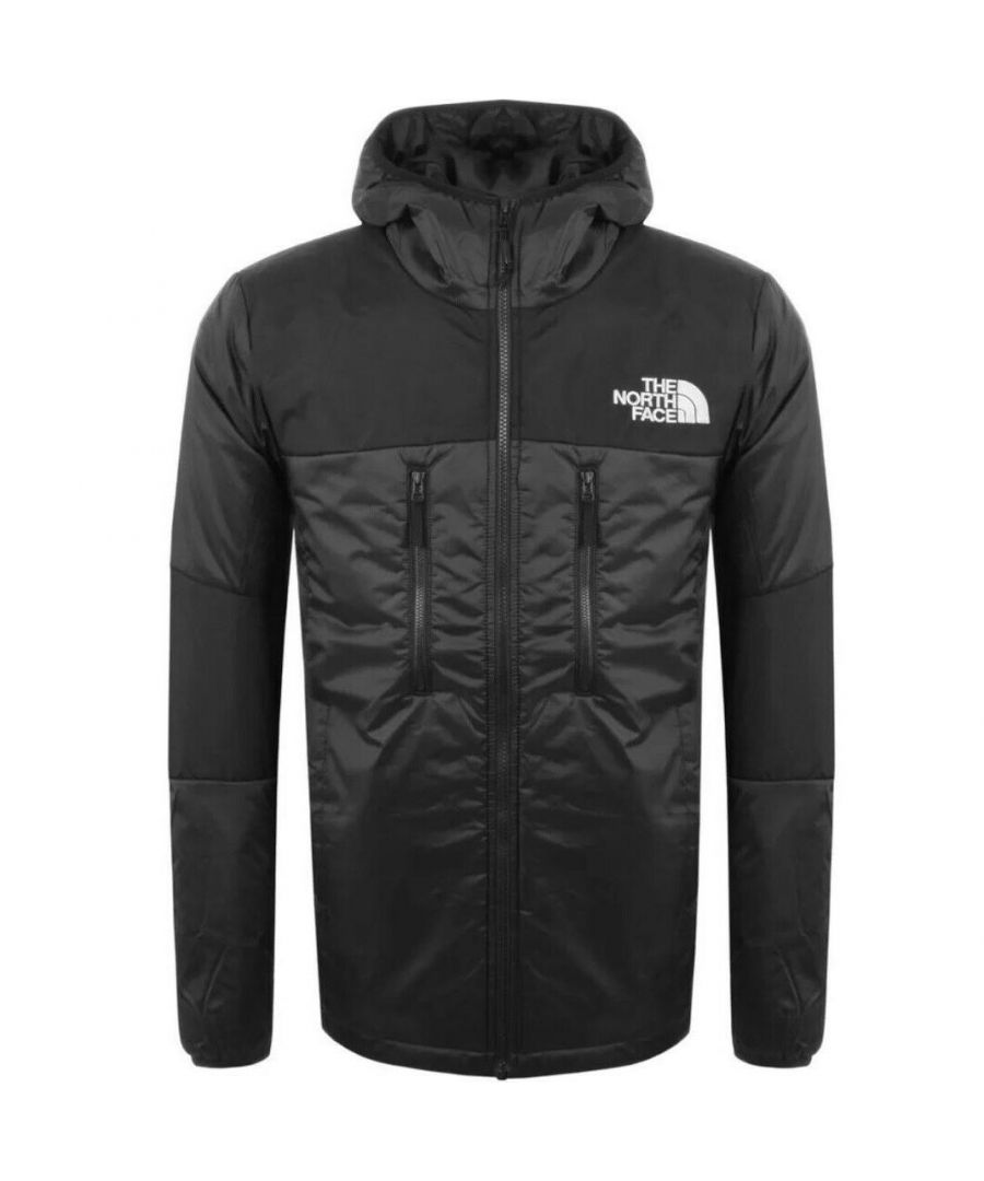 The North Face Himalayan Synthetic Hooded Jacket\nClassic Mountain Style Channeling Urban Exploration\nZip Fastening Front, Adjustable Hem and Large Embroidered Logos\nSynthetic-filled Insulation That Reduces Heat Loss and Increases Warmth\n100% Nylon\nMachine Washable