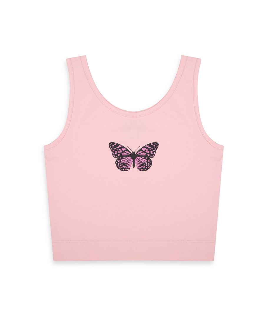 Image for Cotton Jersey 'Yasmin' Sporty Vest Top