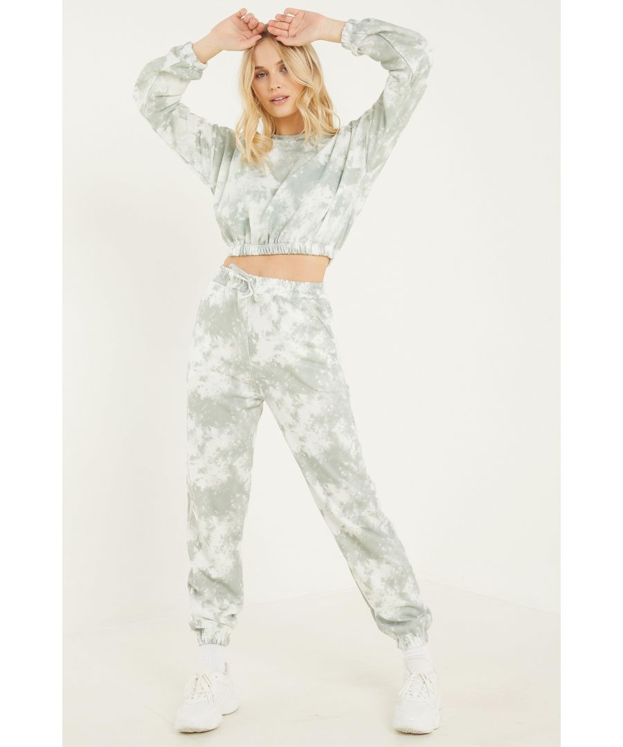 Image for Sage Tie Dye High Waist Joggers