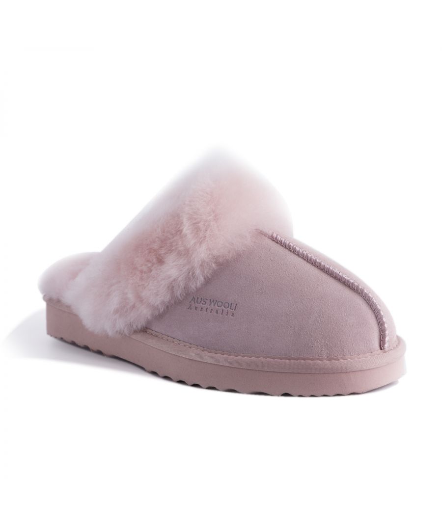 DETAILS\n\n\n\n\n\nCosy and snug, easy slip-on slipper\n\nSoft premium genuine Australian Sheepskin wool lining\nFull premium leather Suede upper with Australian sheepskin insole\nSustainably sourced and eco-friendly processed\nUnisex sheepskin slipper - can be worn day and night\nSoft EVA outsole - extra cushioning and lightweight\nFirm wool pelt for superior warmth\n100% brand new and high quality, comes in a branded box, suitable for gift