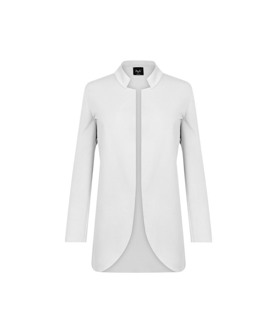 19v69 Italia Womens Blazer White VITTORIA Viscose - Size X-Large