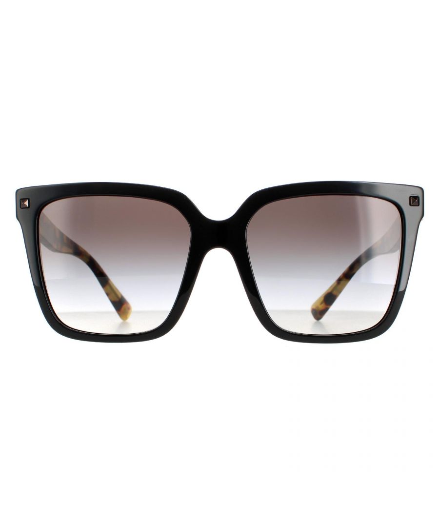 Bally Shiny Classic Havana & Vintage Brown Geometric Sunglasses