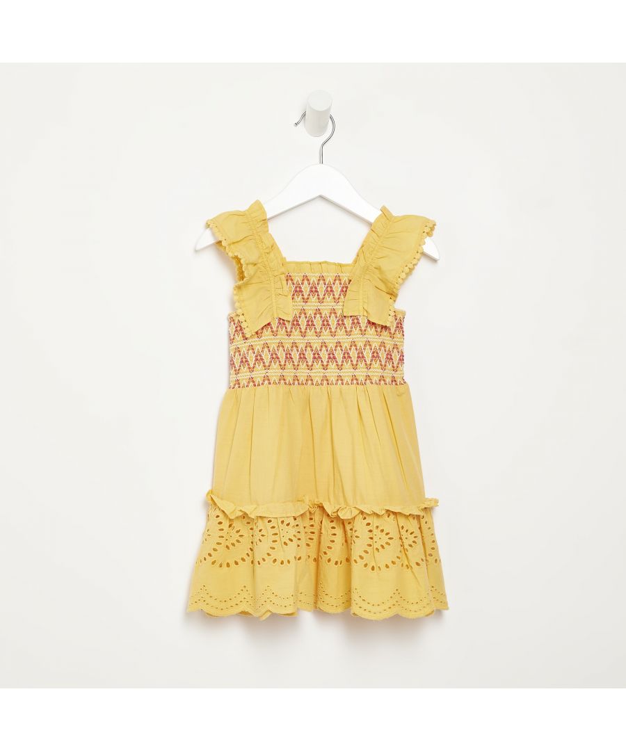 > Brand: River Island> Department: Girls> Colour: Orange> Style: T-Shirt Dress> Size Type: Regular> Material Composition: 100% Cotton> Material: Cotton> Occasion: Casual> Season: SS22> Sleeve Length: Sleeveless> Dress Length: Mini