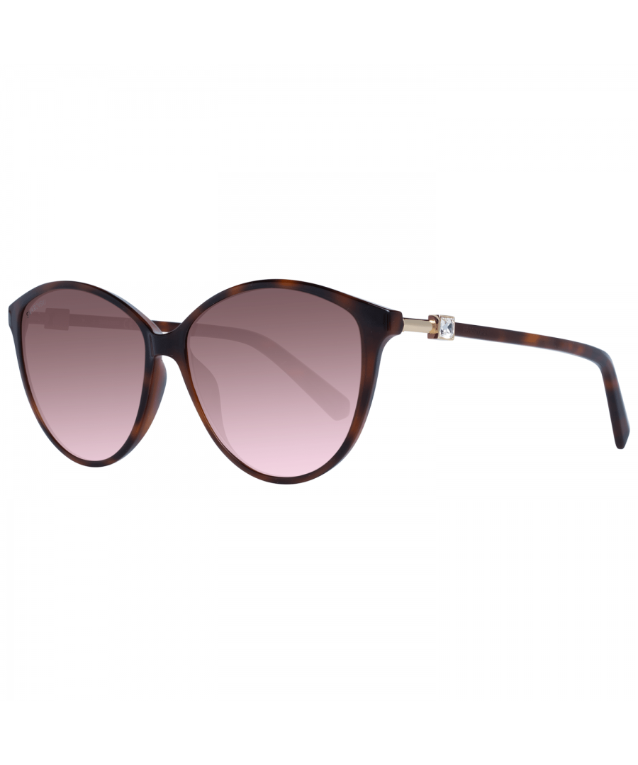 Swarovski Womens Acetate sunglasses with oval shape SK0331S women - Brown - One Size