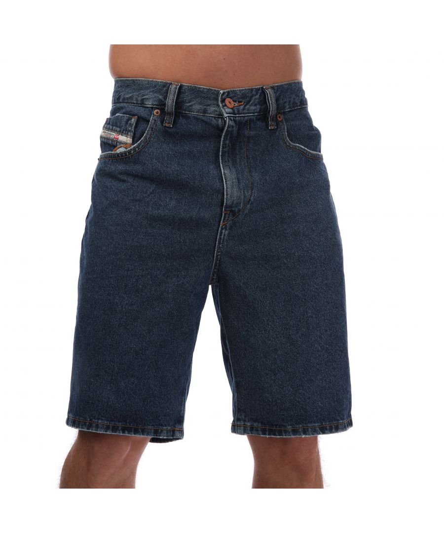 Diesel D-STRUKT denim short voor heren, denim