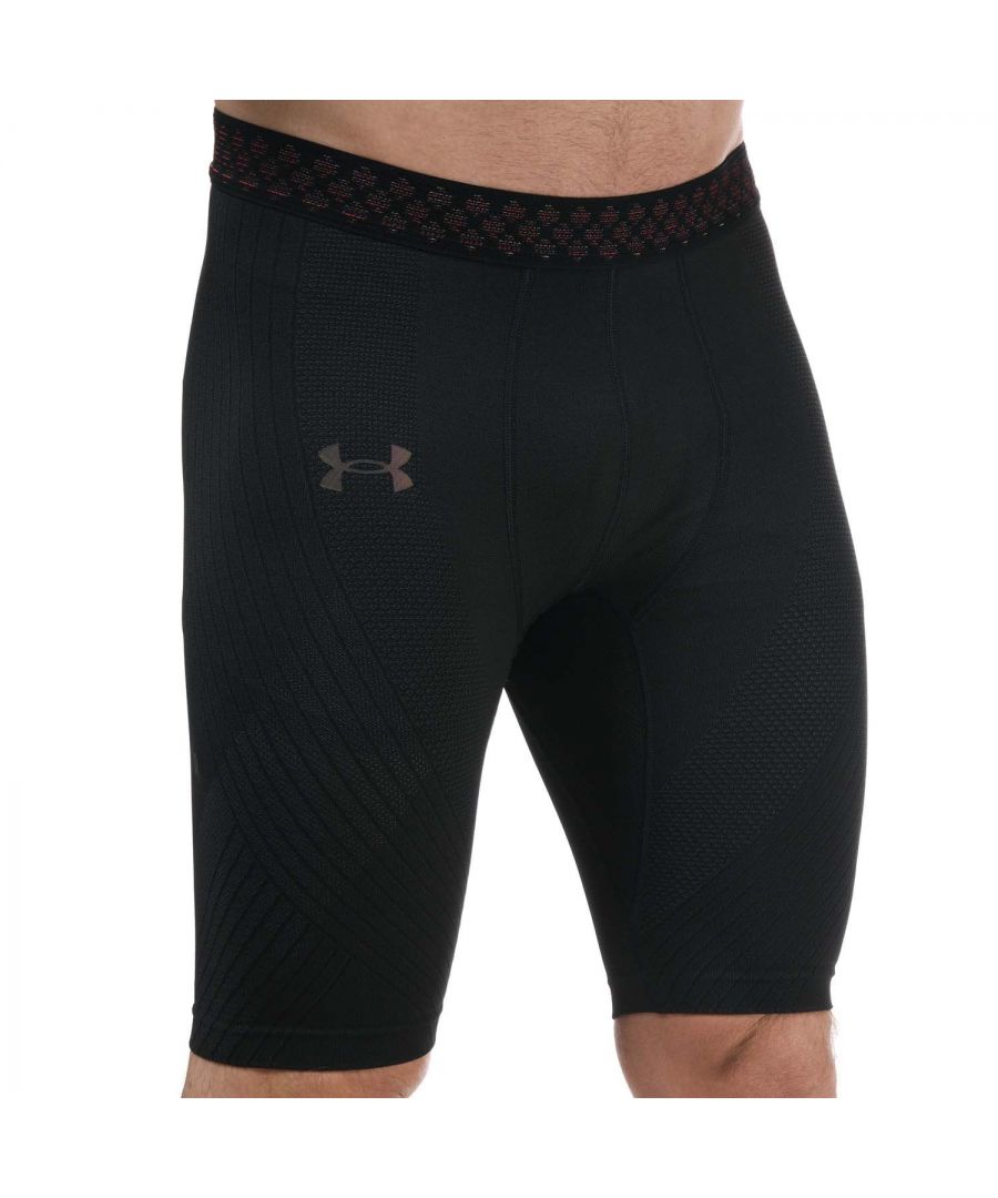 Image for Men's Under Armour UA Rush Seamless Long Shorts in Black