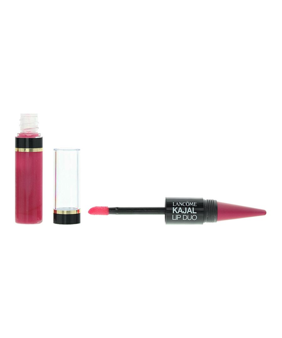 Lancôme Lip Kajal Duo is designed to ultra define and contour lips with a glossy effect. On one side, a Kajal coned-tip lipstick helps you define and precisely fill in your lips. On the other side, a non-sticky gloss for a finishing shine.