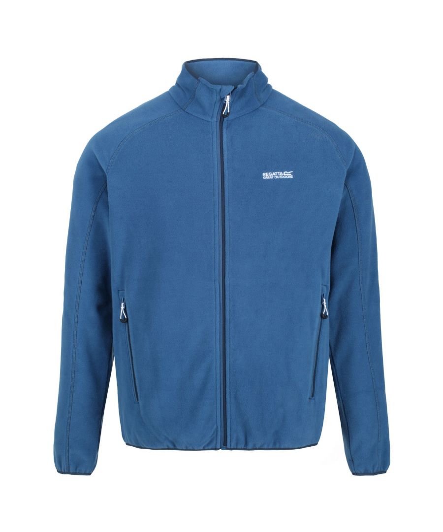 Regatta Mens Hadfield Full Zip Fleece Jacket (Dynasty Blue)