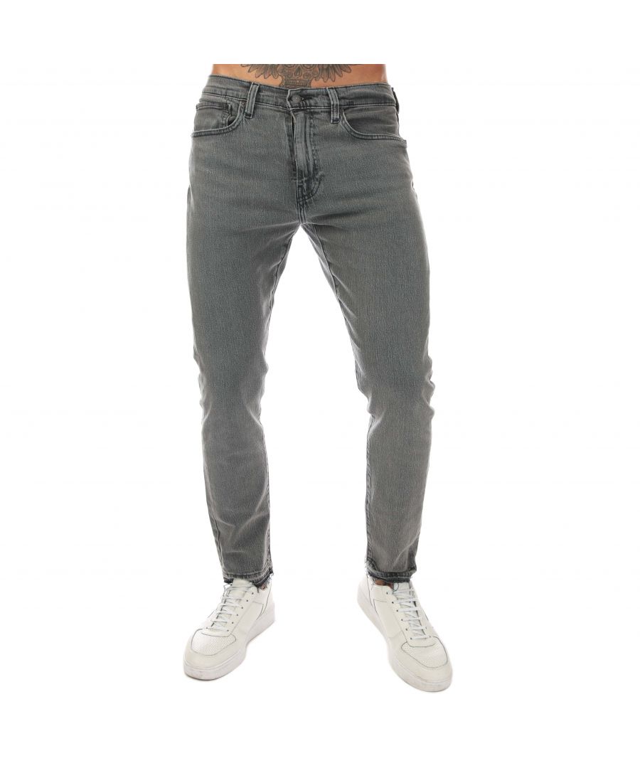 Levi's 512 Retrograde T2 jeans met taps toelopende pijpen en slanke pasvorm voor heren, grijs