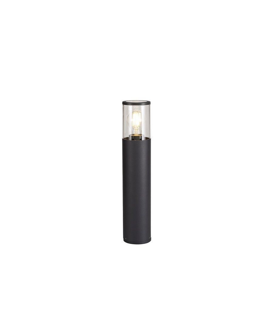 Image for 45cm Bollard Post Lamp 1 x E27, IP54, Anthracite, Clear