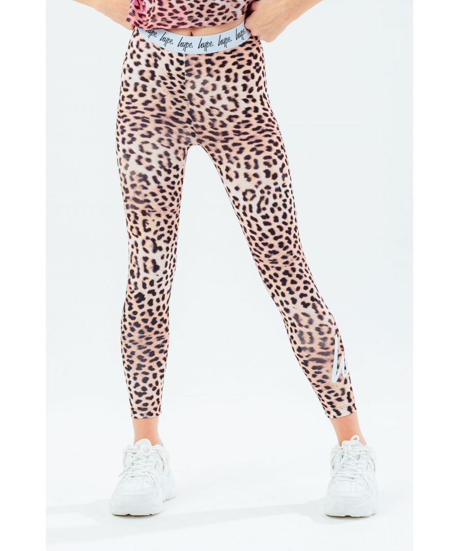 Image for Hype Leopard Kids Leggings