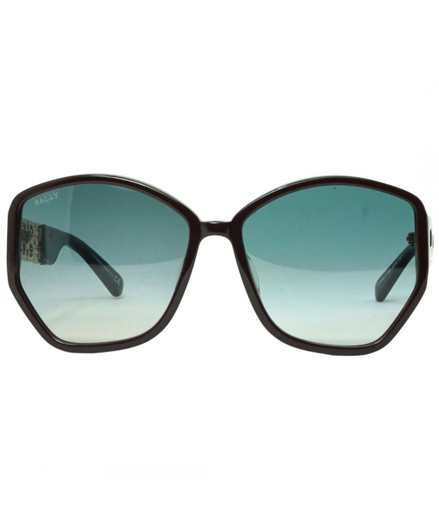 Bally BY0060-H 69B Black Sunglasses. Lens Width = 60mm. Nose Bridge Width = 16mm. Arm Length = 140mm. Sunglasses, Sunglasses Case, Cleaning Cloth and Care Instrtions all Included. 100% Protection Against UVA & UVB Sunlight and Conform to British Standard EN 1836:2005