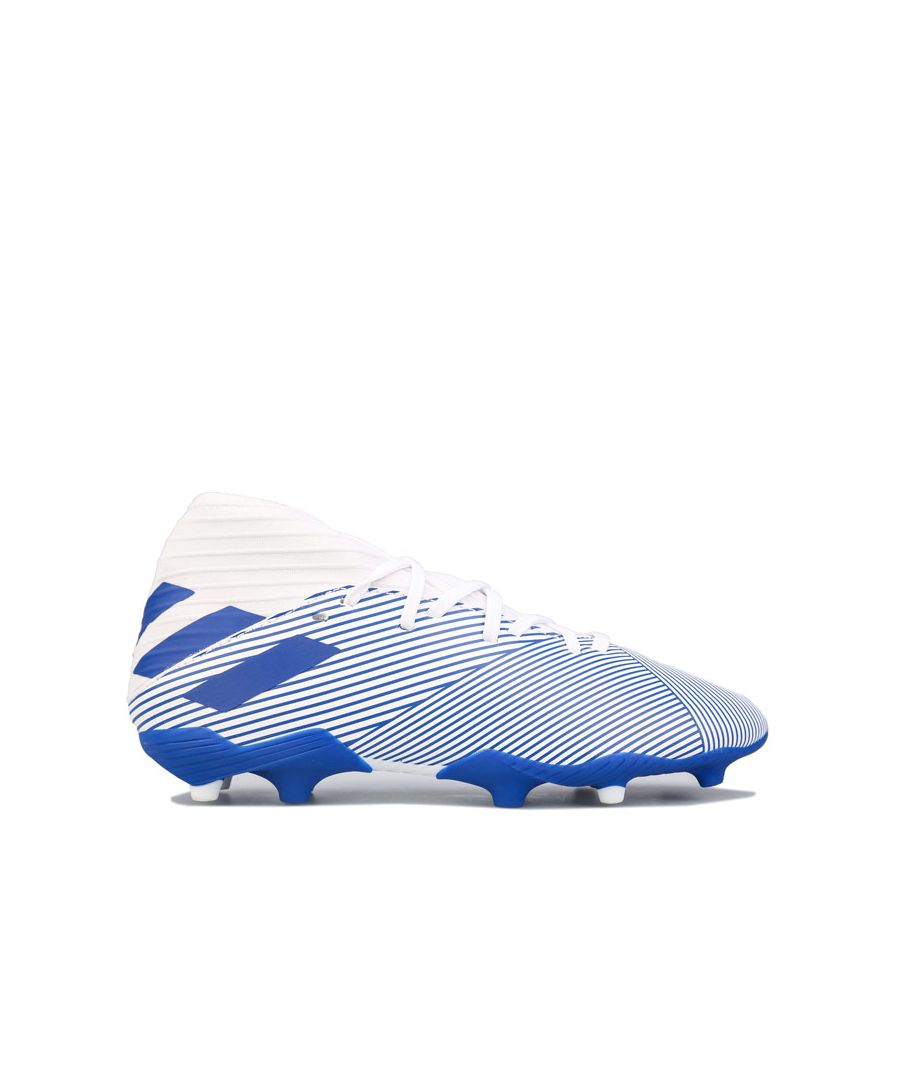 Image for Boy's adidas Junior Nemeziz 19.3 FG Football Boots in White