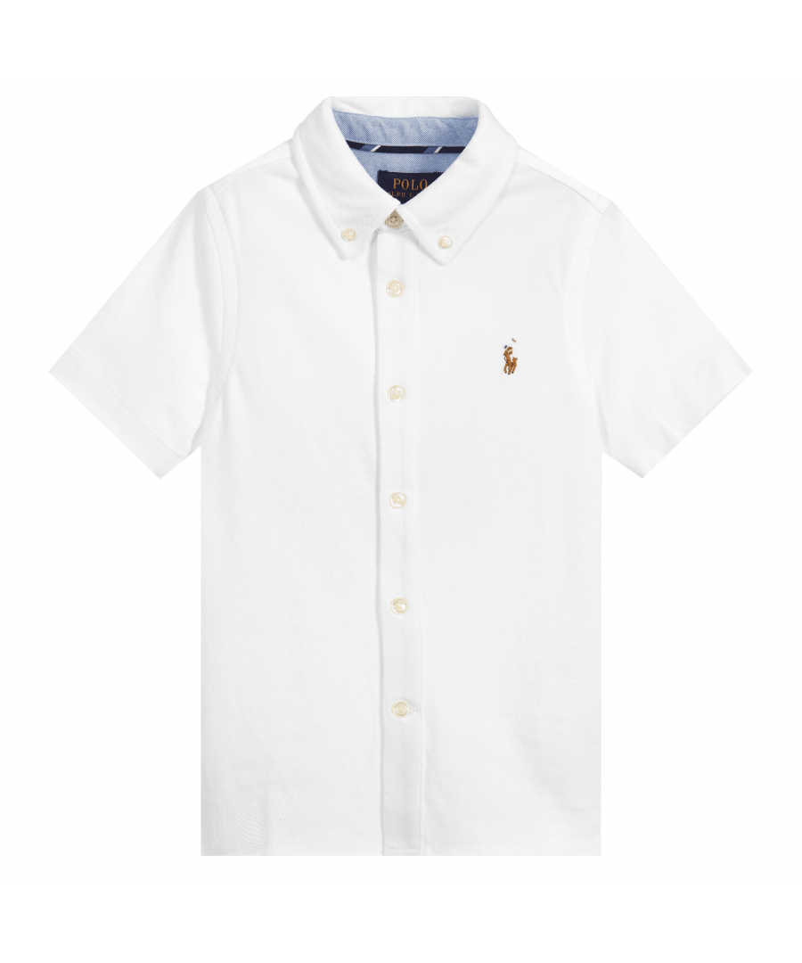 Image for Ralph Lauren Boy's Polo Shirt White