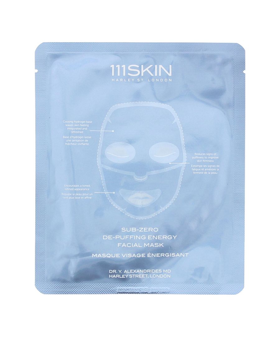 111 Skin  Sub-Zero De-Puffing Facial Mask is a cooling hydrogel which leaves the skin invigorated and refreshed. Reduces the signs of puffiness to improve the skins firmness, encouraging a toned and refined appearance.