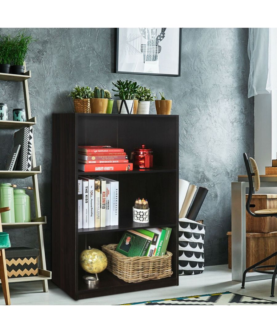 - While housing a collection of your favorite reads might be traditional, this Furinno Basic 3-Tier Bookcase Storage Shelves is certainly not limited in its uses! Try adding it to the entryway filled with woven wicker bins so you can tuck away out-the-door accessories.\n- Use it to put antique china and framed family photos on display in the dining room to really up the elegance at your next dinner party.\n- This bookcase has wide and sturdy shelves, which can be effectively used to keep anything from books to decor pieces of your choice. \n- This bookcase is easy assembly with step by step instruction.\n- Care instructions  wipe clean with clean damped cloth. Avoid using harsh chemicals. Pictures are for illustration purpose. All decor items are not included in this offer.