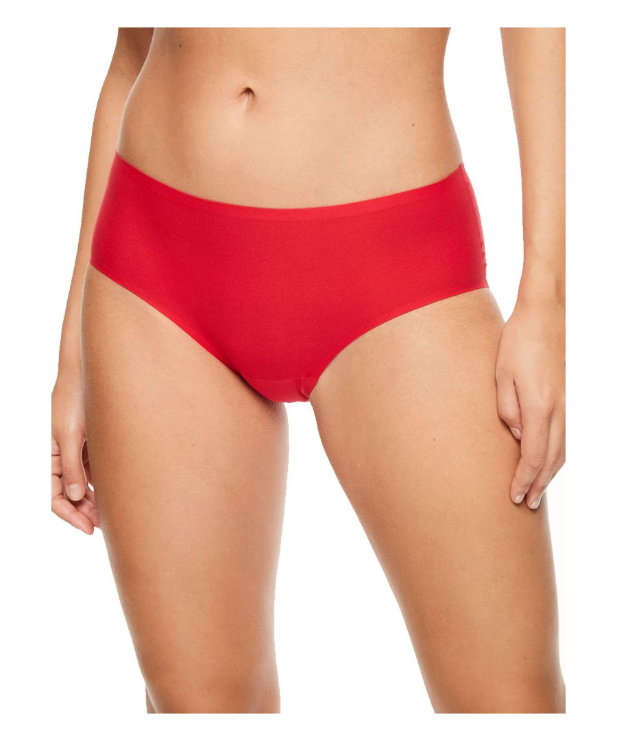 Chantelle Womens SoftStretch Hipster Brief - Red Nylon - One Size