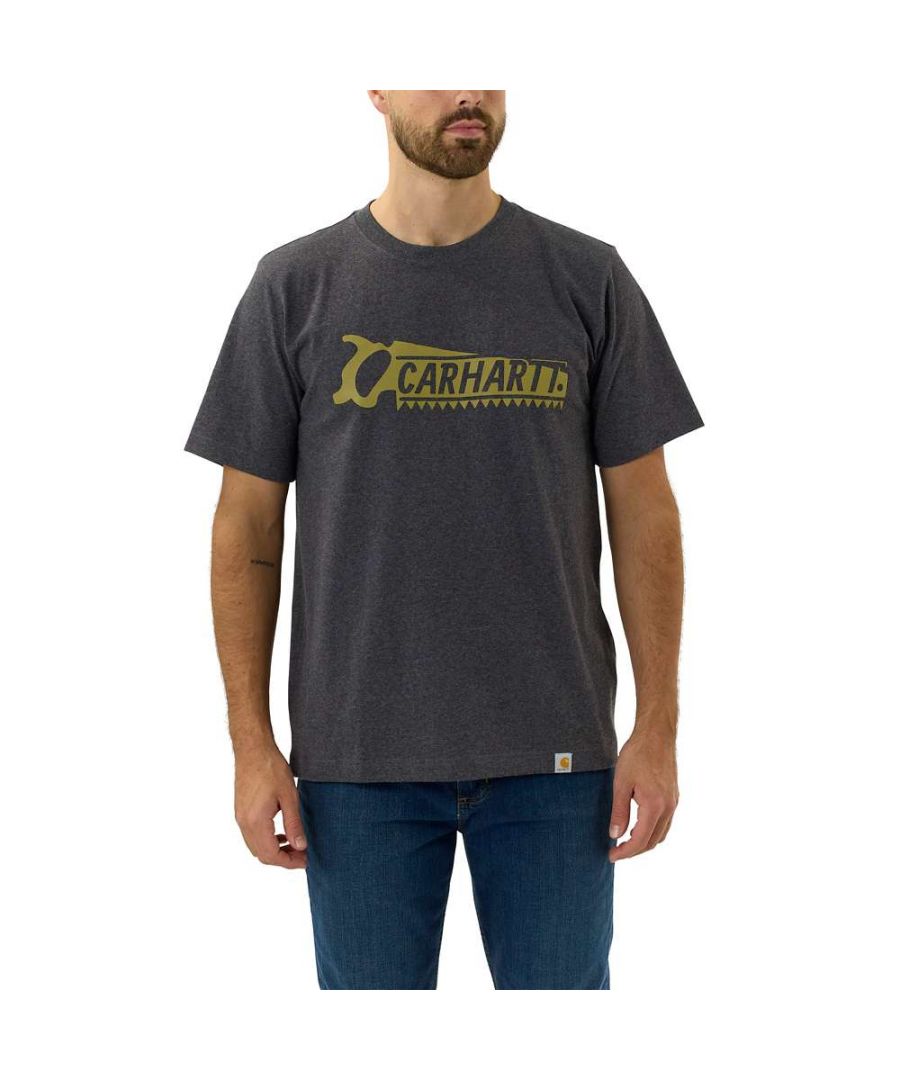 Short-Sleeve Graphic T-Shirt. *Sizing Note* Carhartt are more generously sized, you may need to consider dropping down a size from your traditional workwear clothing.