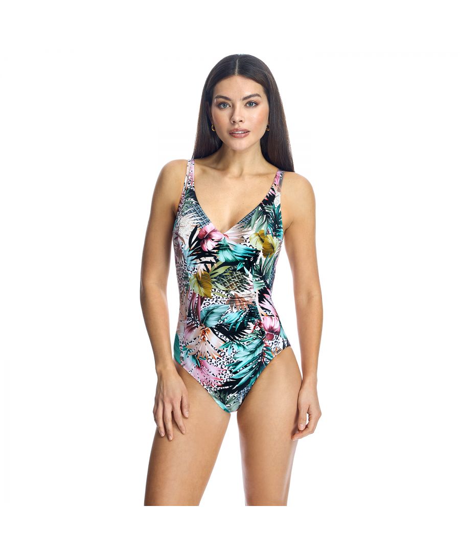 ORY Womens V-neck swimsuit W240873 woman - Multicolour - Size 4XL