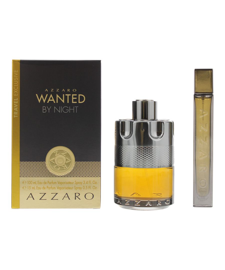 Image for Azzaro Wanted By Night Eau de Parfum 100ml & EDP 15ml Gift Set