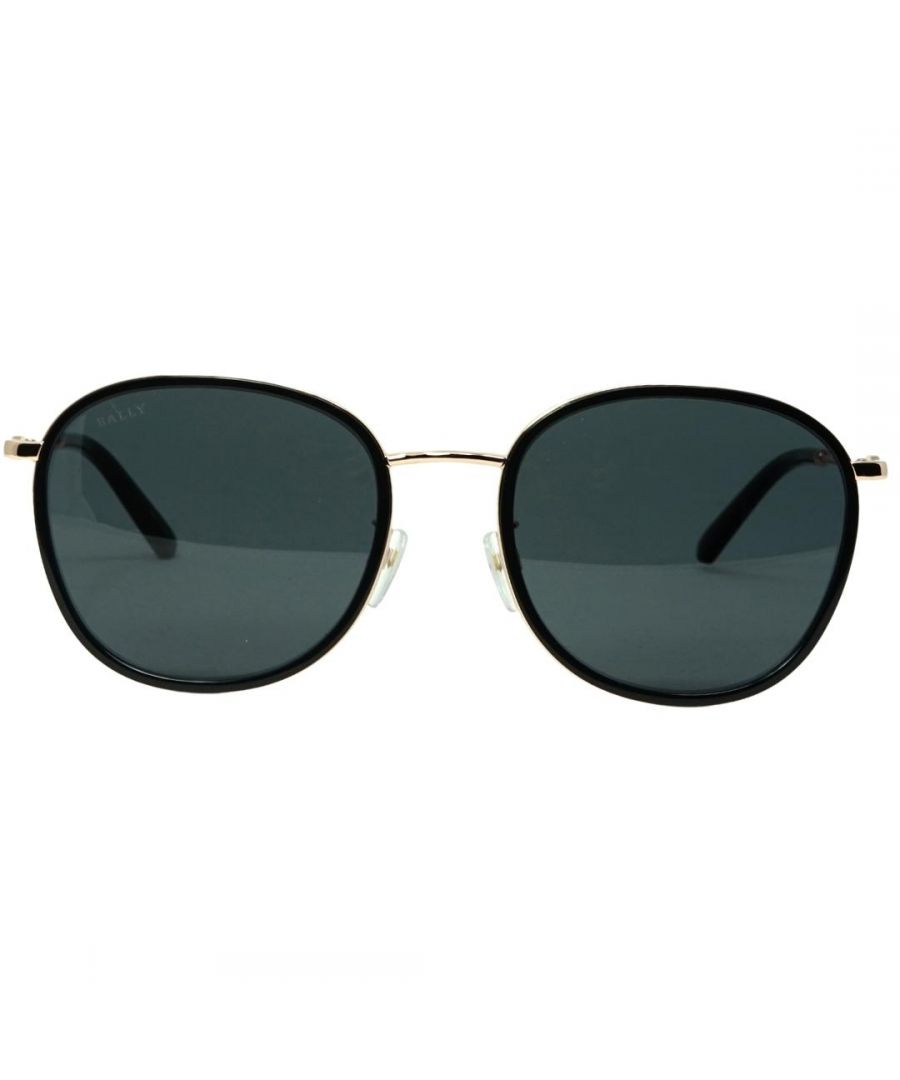 Bally BY0053-K 05A Gold Sunglasses. Lens Width = 58mm. Nose Bridge Width = 15mm. Arm Length = 140mm. Sunglasses, Sunglasses Case, Cleaning Cloth and Care Instrtions all Included. 100% Protection Against UVA & UVB Sunlight and Conform to British Standard EN 1836:2005