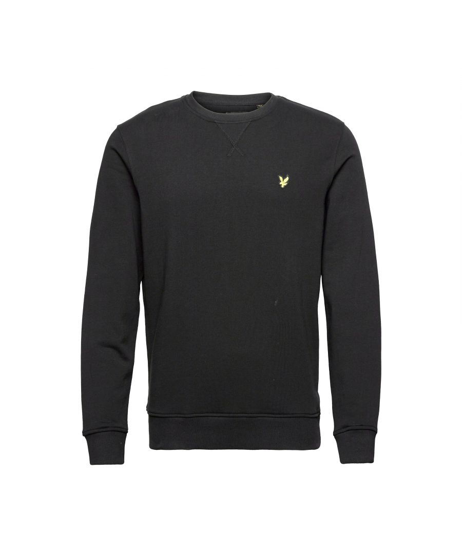 Lyle & Scott Sweaters Crew Neck Swearshirt Zwart