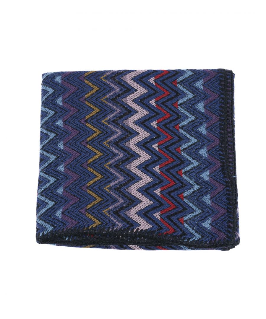 By: Missoni - Detail: MANTWMD67550002 - Colour: Multicolor - Composition: 80%WO+10%PC+5%WM+5%PA - Measures: 145x145 cm - Made: ITALY