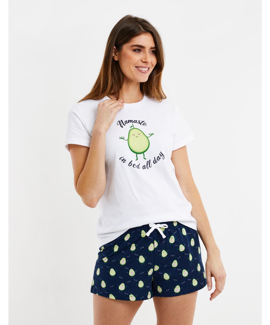 Image for Cotton 'Claire' Shortie Pyjama Set
