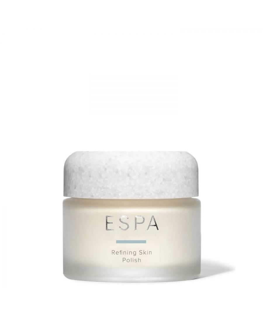 A deeply cleansing, super-fine exfoliator to help refine, smooth and add radiance to dull or congested skin. Spherical Diatomaceous Earth exfoliates to help clear pores, lift impurities and balance uneven tone, while nourishing Rose Damascena and Shea Butter soften skin revealing a smooth and radiant complexion. \n\nApplication\n\nSmooth a small amount over a damp face, neck and décolleté working in small, circular movements, concentrating on the forehead, cheeks and chin though avoiding the eye area. Rinse away with warm water. \n\nSuitable for all skin types, especially dry, dull and congested skin.