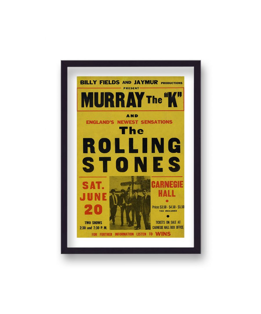 Image for The Rolling Stones Live Carnegie Hall Vintage Concert Poster